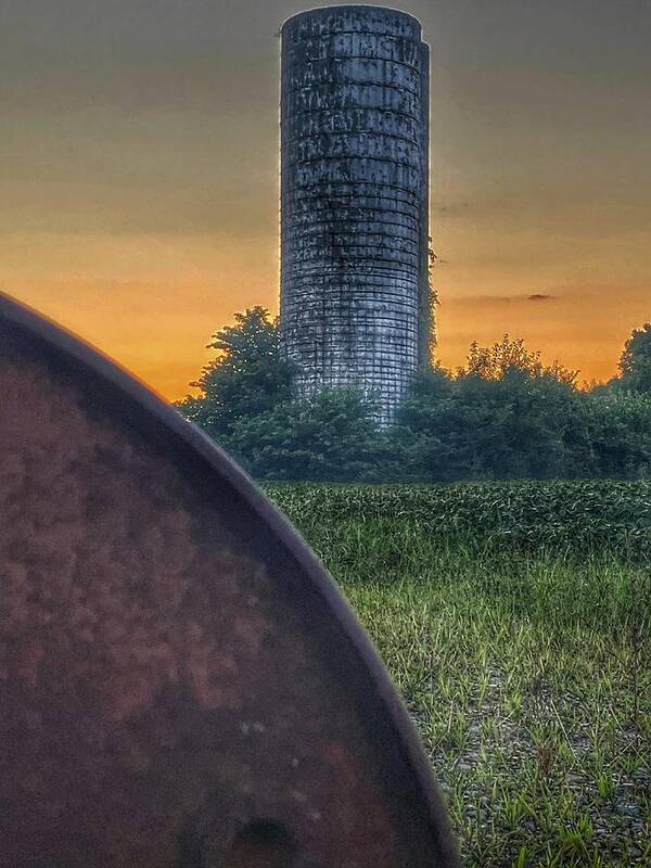 Photography Silos Art Print featuring the photograph Silos by Christopher Genheimer