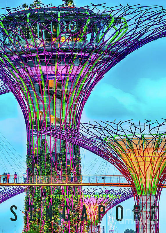 Singapore Art Print featuring the photograph Singapore 171, Gardens by the Bay by John Seaton Callahan