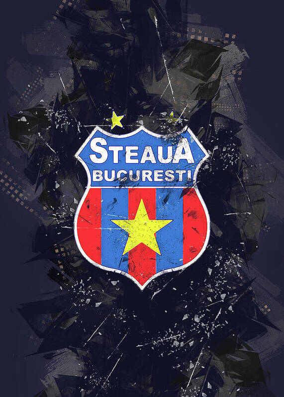 Soccer League FC Steaua Bucuresti Art Print