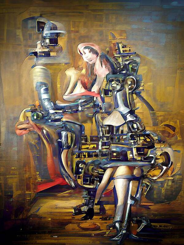 Human Art Print featuring the digital art Some Assembly Required by David Manlove