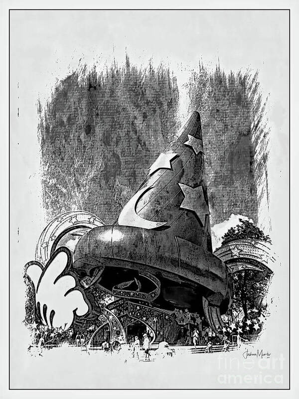 Disney's Hollywood Studios Art Print featuring the photograph Sorcerer's Hat by FineArtRoyal Joshua Mimbs