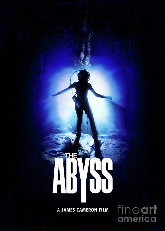 Movie Poster Art Print featuring the digital art The Abyss by Bo Kev