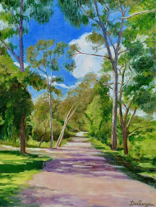 River Flats Art Print featuring the painting The Boulevard In Springtime by Dai Wynn