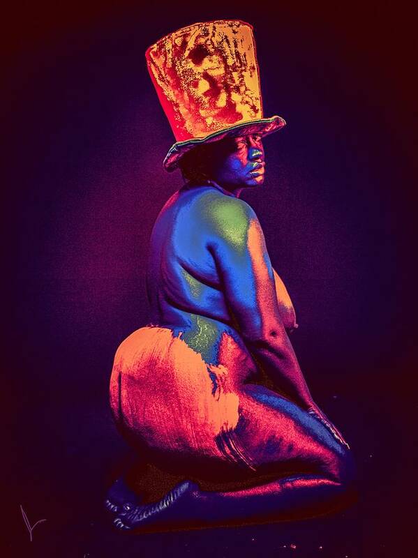Black Light Art Print featuring the photograph The Patriot by Jose Pagan