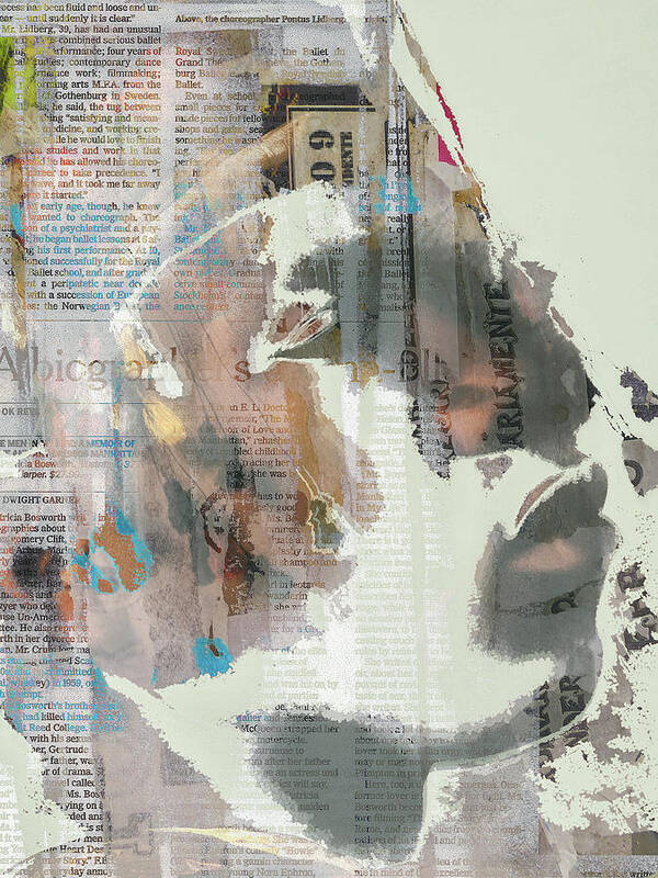 Digitalart Art Print featuring the digital art The young african man by Gabi Hampe