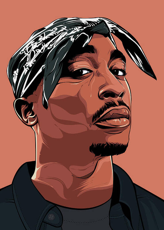 Tupac Art Print by Paolo Garcia - Pixels
