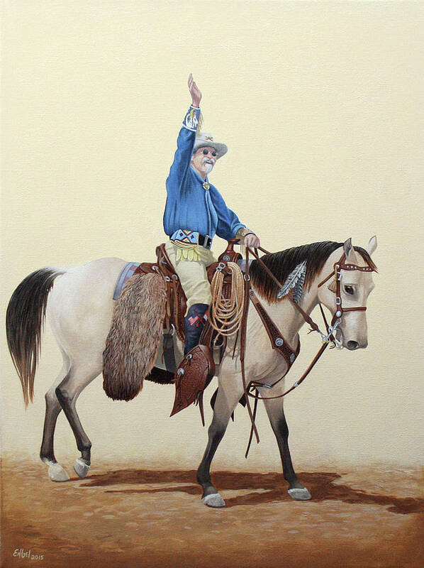 Wild West Show Art Print featuring the painting Wild West Show by Norman Engel