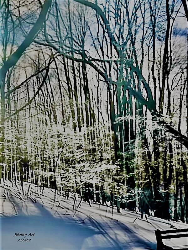 Snow Art Print featuring the photograph Winter Wonderland by John Anderson