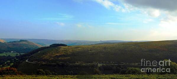 North Wales Art Print featuring the photograph Horseshoe Pass North Wales by Rita Brown