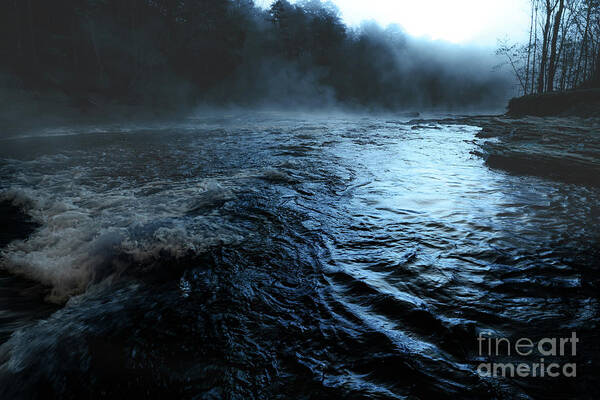 Landscape Art Print featuring the photograph Beaver's Bend Fog by Tamyra Ayles