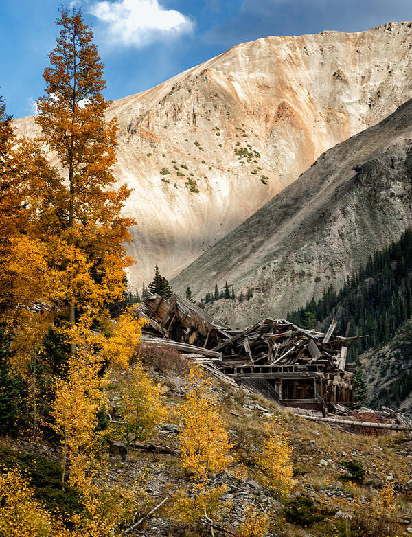 Colorado Art Print featuring the photograph Abandoned Mine by Elin Skov Vaeth