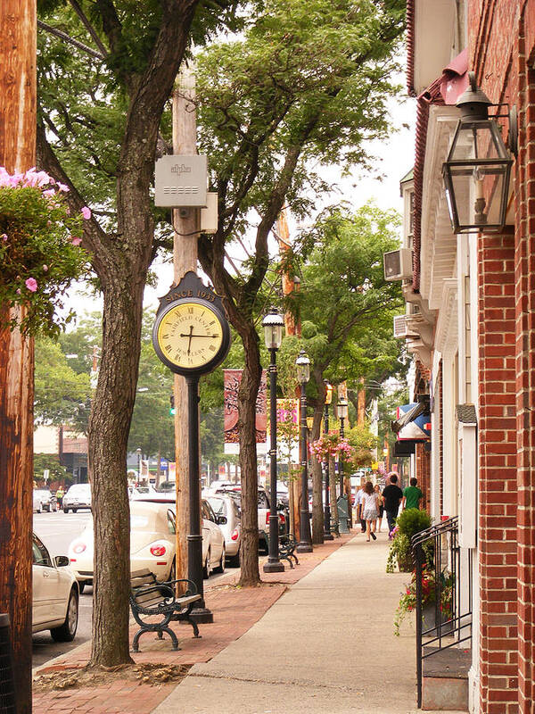 Street Art Print featuring the photograph Main Street USA by Margie Avellino