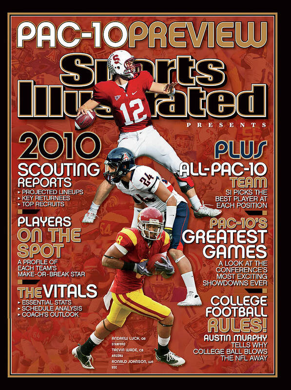 Ronald Johnson Art Print featuring the photograph 2010 Pac-10 Football Preview Issue Sports Illustrated Cover by Sports Illustrated