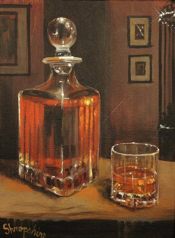 Bourbon Art Print featuring the painting Bourbon Break by Tom Shropshire
