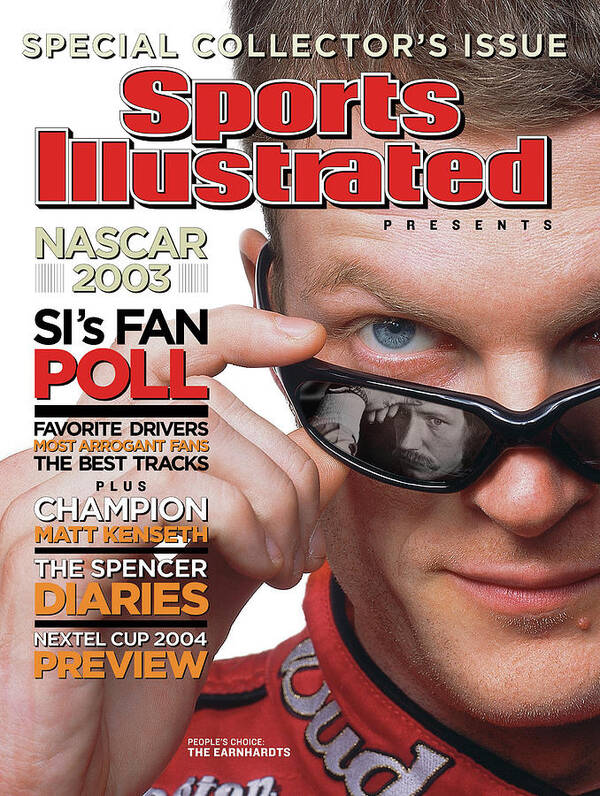 North Carolina Art Print featuring the photograph Dale Earnhardt Jr, 2004 Nascar Winston Cup Series Preview Sports Illustrated Cover by Sports Illustrated