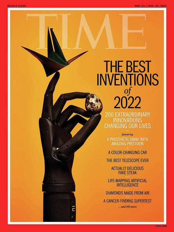 Best Inventions Art Print featuring the photograph Best Inventions 2022 by Photograph by Sergiy Barchuk for TIME