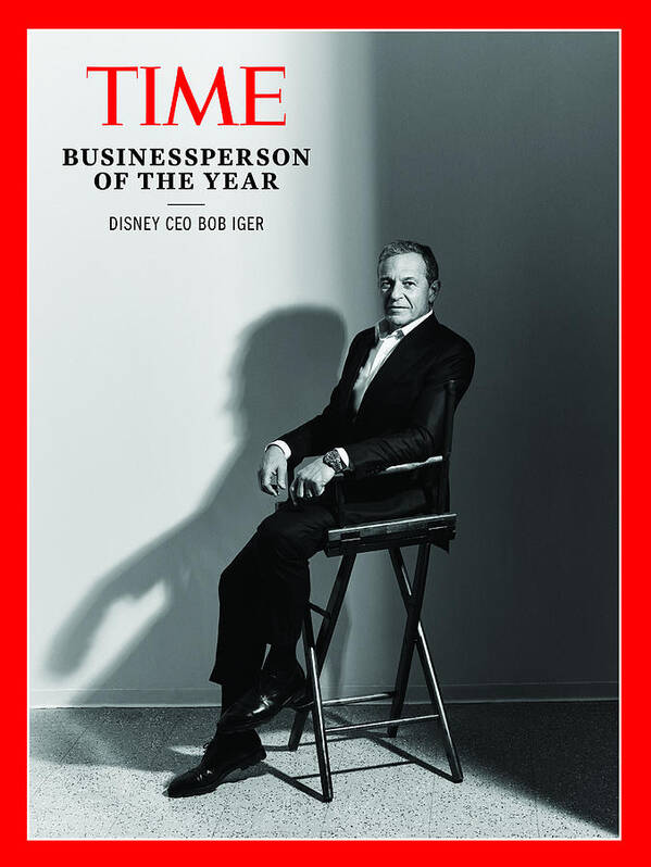 2019 Business Person Of The Year Art Print featuring the photograph 2019 Businessperson of the Year - Bob Iger by Photograph by Peter Hapak for TIME