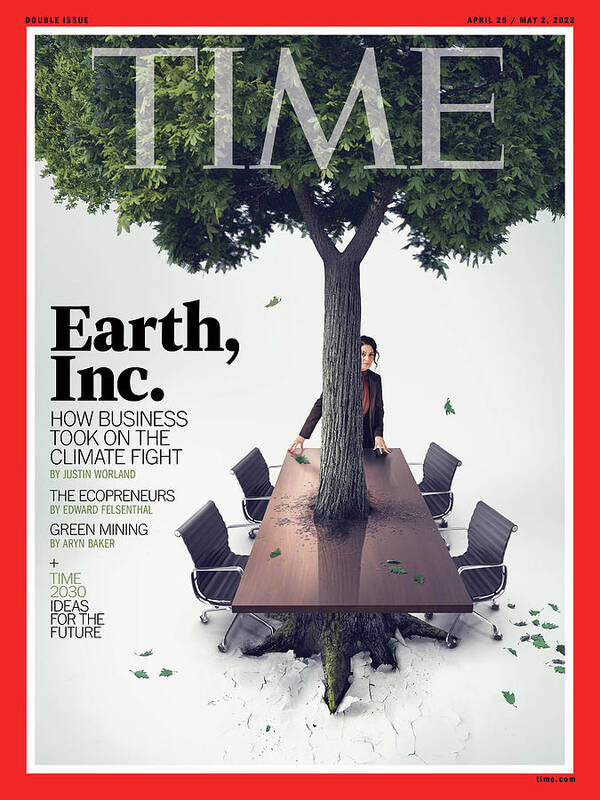 Earth Inc Art Print featuring the photograph Earth, Inc. - The Privatization of Climate Change by Photo illustration by CJ Burton for TIME