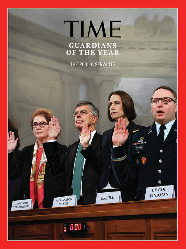 Person Of The Year Art Print featuring the photograph 2019 Guardians of the Year - The Public Servants by Time