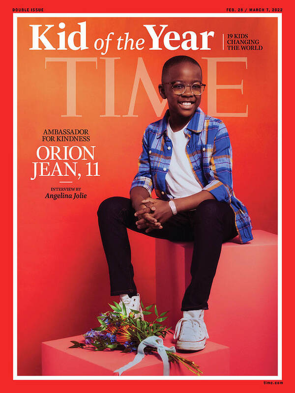 Time Kid Of The Year 2022 Art Print featuring the photograph Kid of the Year - Orion Jean by Photograph by Justin J Wee for TIME