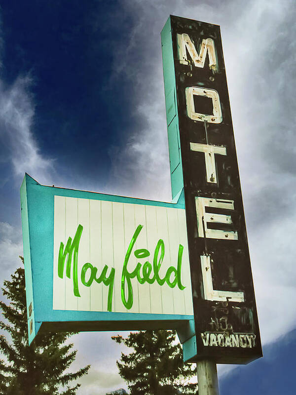 Canada Art Print featuring the photograph Old Retro-Style Mayfield Motel by Matthew Bamberg