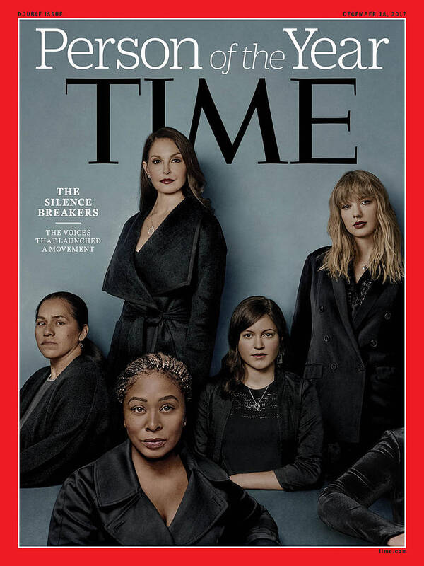 Person Of The Year 2017 Art Print featuring the photograph 2017 Person of the Year, The Silence Breakers by Photo composite Billy and Hells for TIME