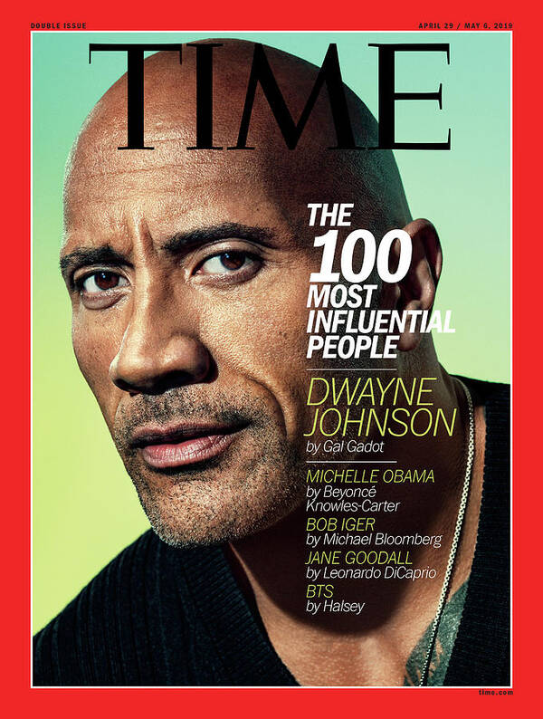 Time Art Print featuring the photograph The 100 Most Influential People - Dwayne Johnson by Photograph by Pari Dukovic for TIME