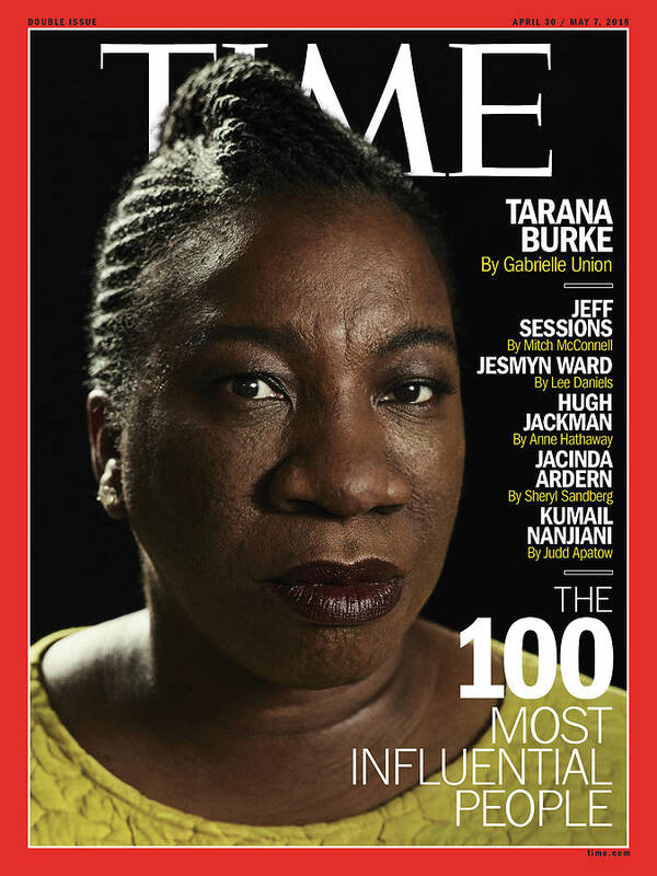 The 100 Art Print featuring the photograph The 100 Most Influential People -Tarana Burke by Photograph by Peter Hapak for TIME