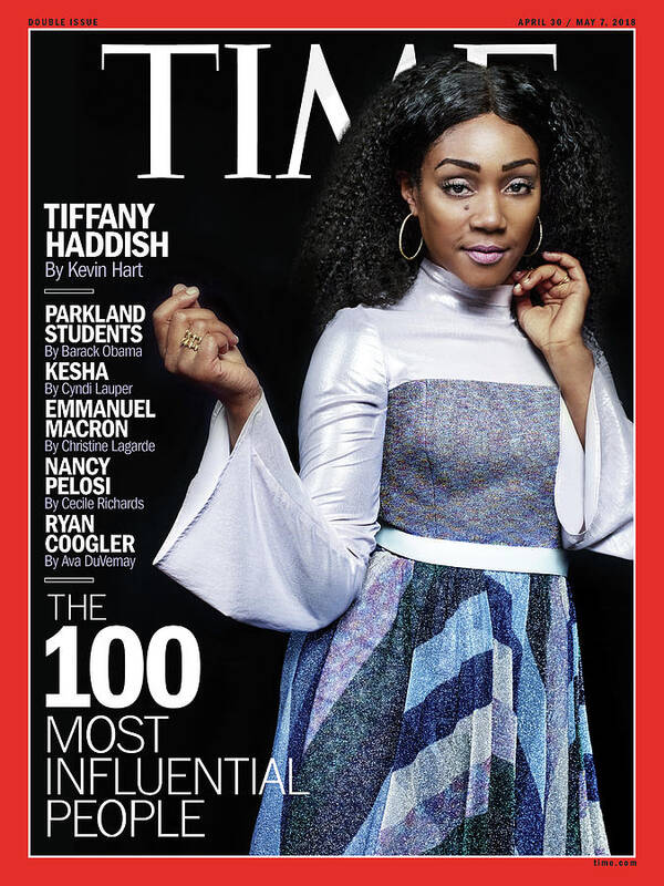 The 100 Art Print featuring the photograph The 100 Most Influential People -Tiffany Haddish by Photograph by Peter Hapak for TIME