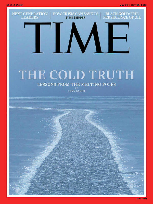 The Cold Truth Art Print featuring the photograph The Cold Truth - Lessons from the Melting Poles - Climate by Photograph by Acacia Johnson