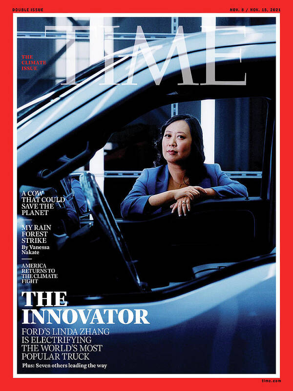 Linda Zhang Art Print featuring the photograph The Innovator - Linda Zhang - The Climate Issue by Photograph by Jingyu Lin for TIME