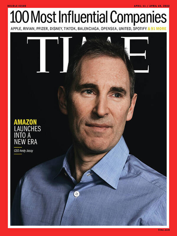 Time 100 Companies Art Print featuring the photograph TIME 100 Companies - Andy Jassy by Photograph by Michael Friberg for TIME