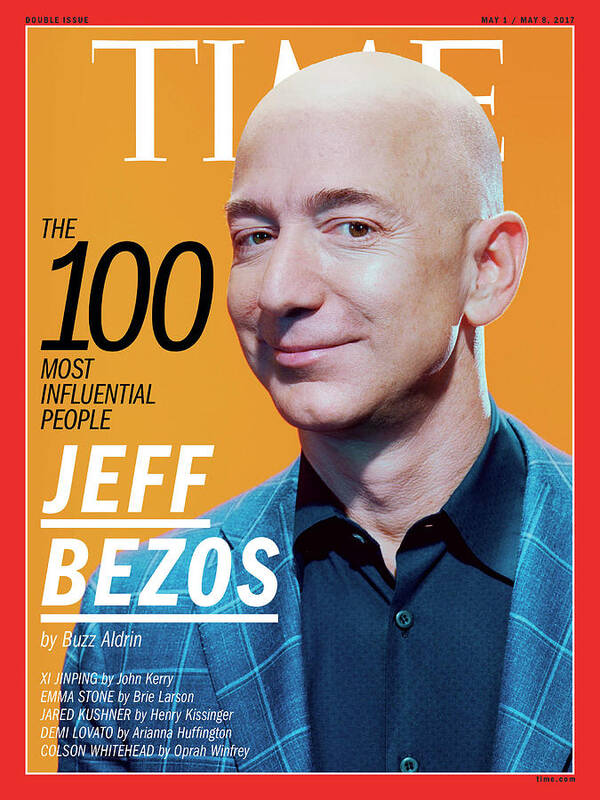 Time 100 Most Influential People - Jeff Bezos Art Print featuring the photograph TIME 100 - Jeff Bezos by Miles Aldridge for TIME
