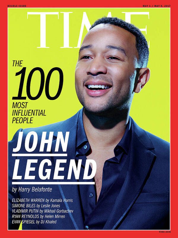 Time Most Influential People Art Print featuring the photograph TIME 100 - John Legend by Miles Aldridge for TIME