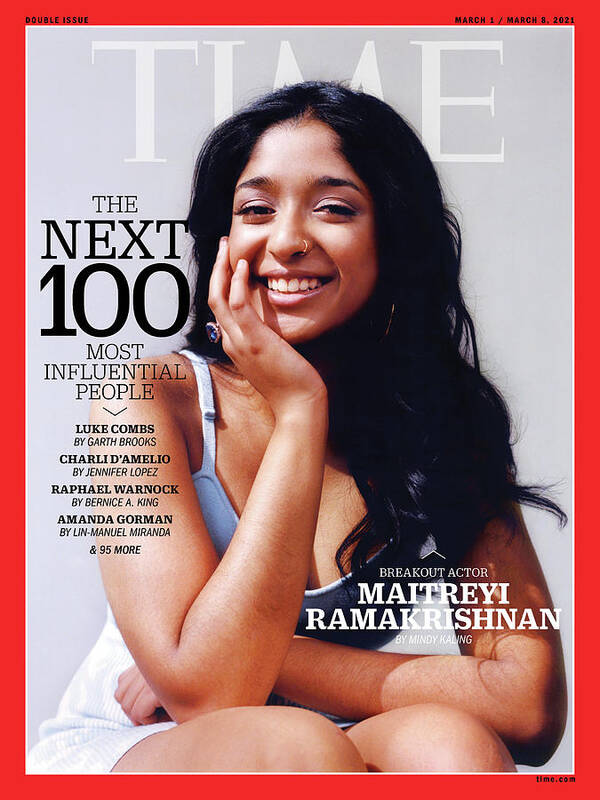 Time 100 Next Art Print featuring the photograph TIME 100 Next - Maitreyi Ramakrishnan by Photograph by Lindsay Ellary for TIME