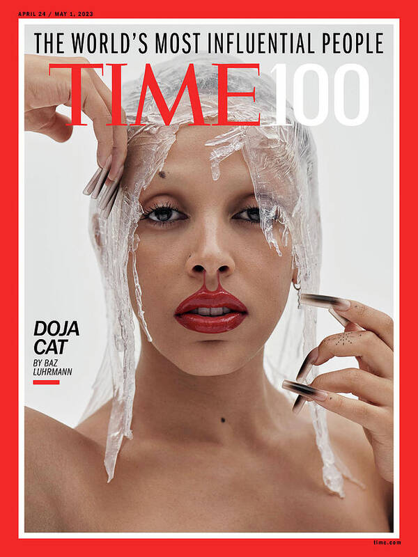 Time100 Art Print featuring the photograph TIME100 - Doja Cat by Photograph by Paola Kudacki for TIME