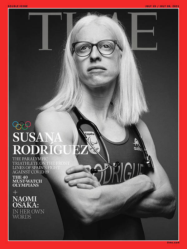 2020 Olympics Art Print featuring the photograph Tokyo Olympics 2021 - Susana Rodriguez by Photograph by Gianfranco Tripodo for TIME