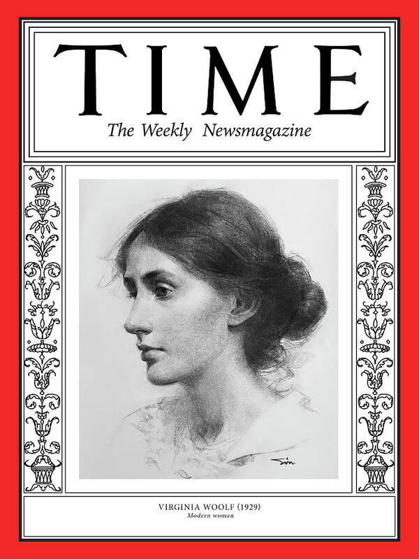 Time Art Print featuring the photograph Virginia Woolf, 1929 by Illustration by Oliver Sin for TIME