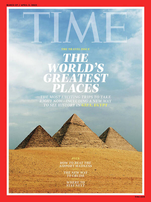 World's Greatest Places Art Print featuring the photograph World's Greatest Places 2023 - Giza, Egypt by Photograph by Jonathan Rashad for TIME