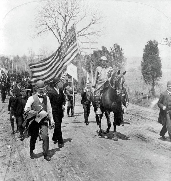 1894 Art Print featuring the photograph Coxey's Army, 1894 #2 by Granger