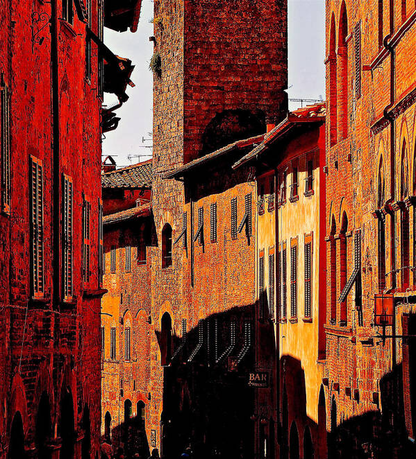 San Gimignano Art Print featuring the photograph Baked In The Tuscan Sun by Ira Shander