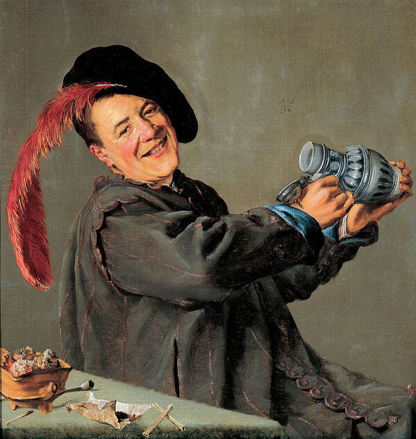 Judith Leyster Art Print featuring the painting Jolly Toper by Judith Leyster