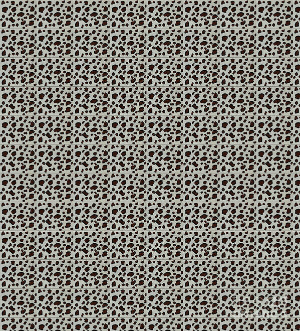 Leopard Print Duvet Art Print featuring the digital art Leopard Print Duvet by Barbara A Griffin