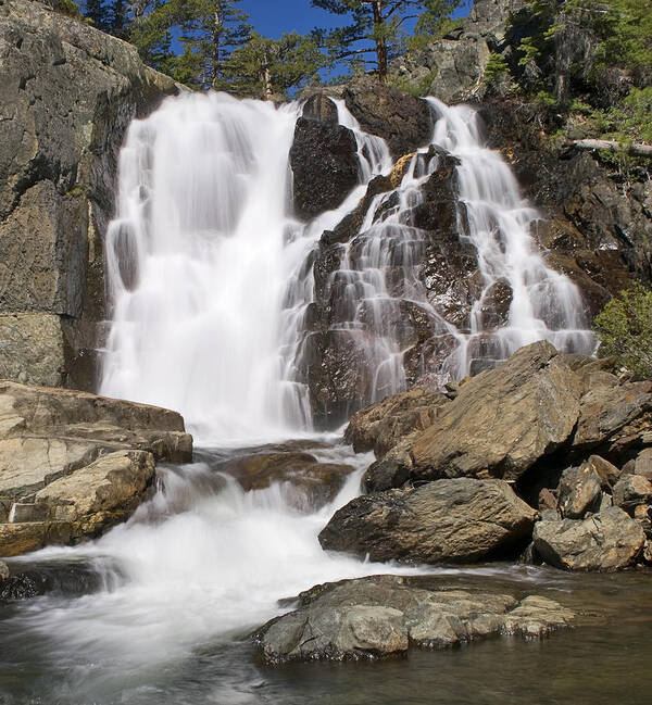 Waterfall Art Print featuring the photograph Modjesku Falls by Paul Riedinger