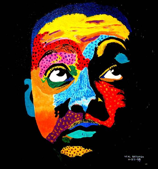 Wynton Marsalis Art Print featuring the painting Wynton Marsalis by Neal Barbosa