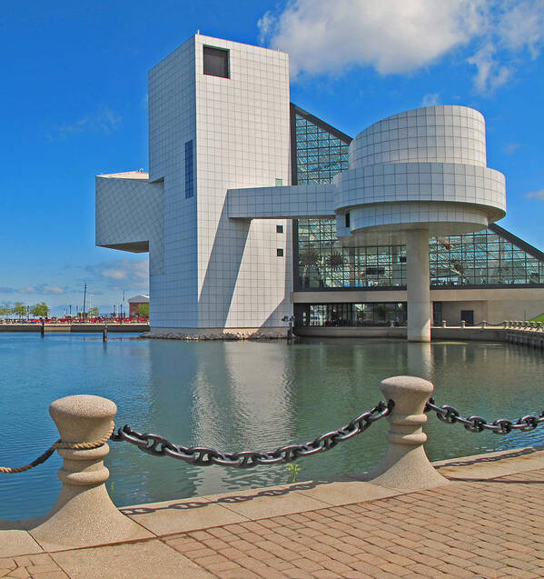 Rock And Roll Hall Of Fame Art Print featuring the photograph Rock and Roll Hall of Fame #1 by Dave Mills