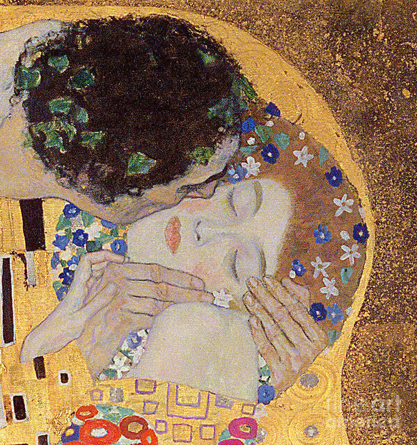 Klimt Art Print featuring the painting The Kiss by Gustav Klimt