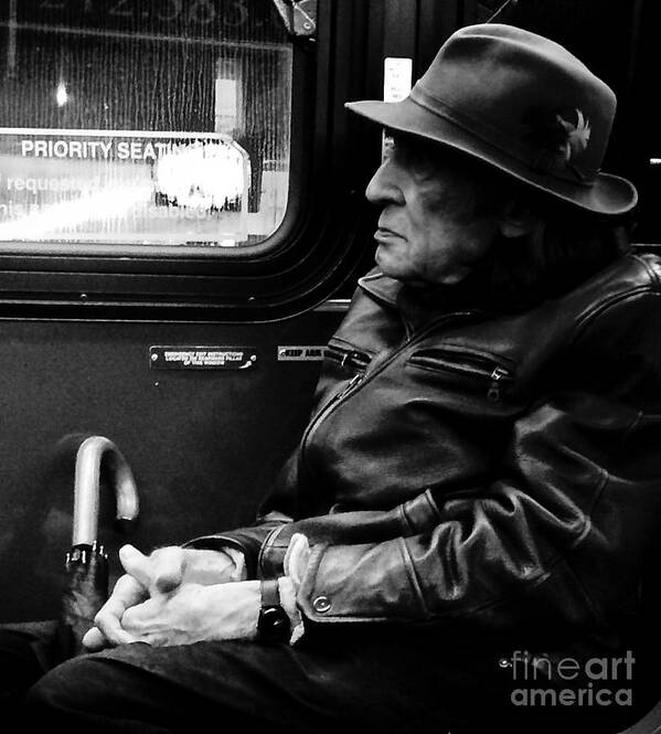Old Man Art Print featuring the photograph Remember ... by Miriam Danar