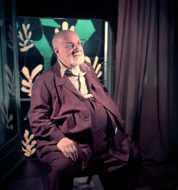 Paintings Art Print featuring the photograph Henri Matisse #2 by Gjon Mili