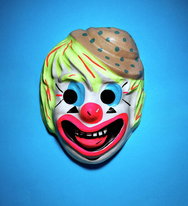 Accessories Art Print featuring the drawing Clown Mask #8 by CSA Images
